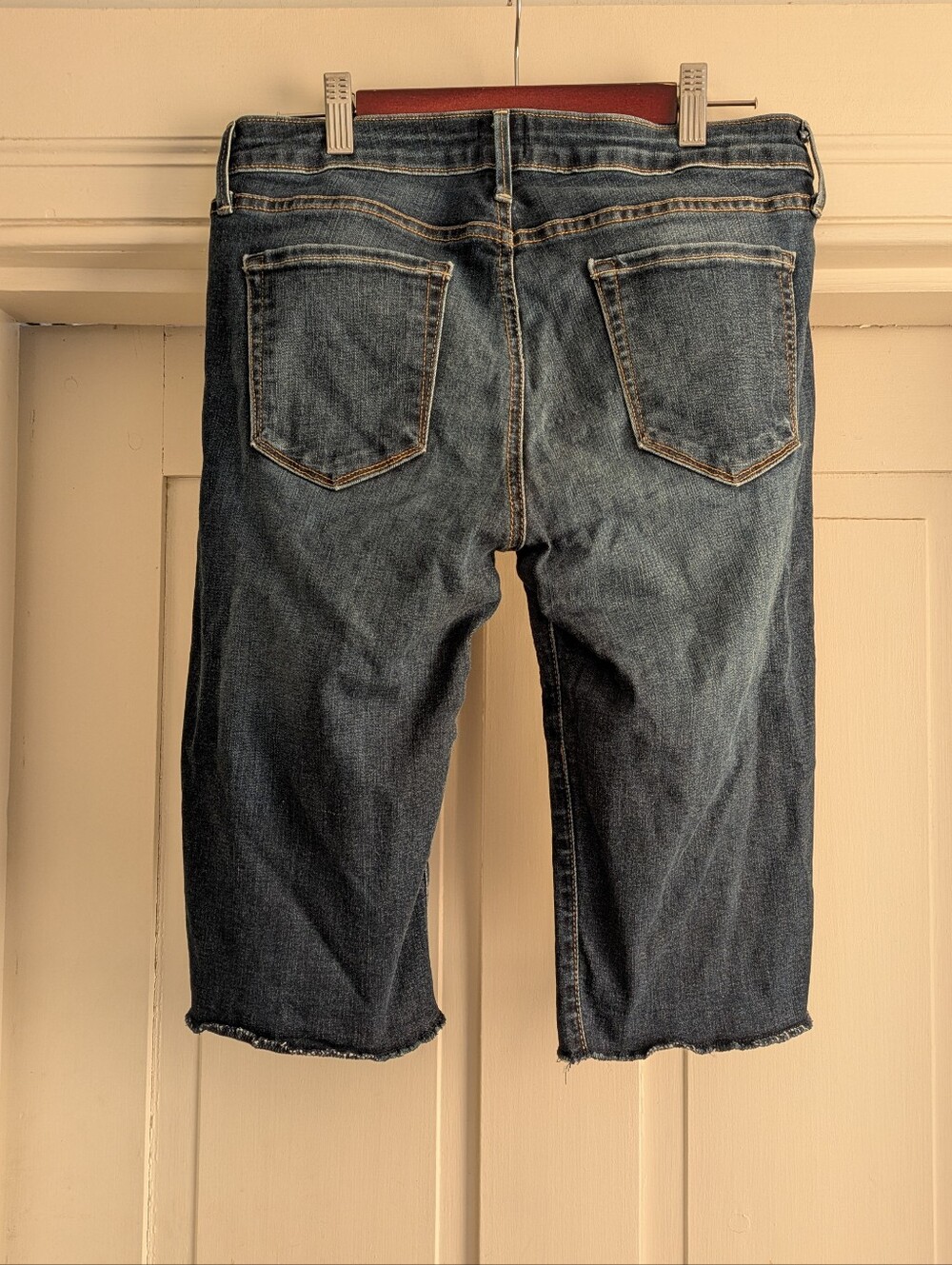 Just Black Denim Jean Bermuda Length Shorts-28 - Picture 3 of 3